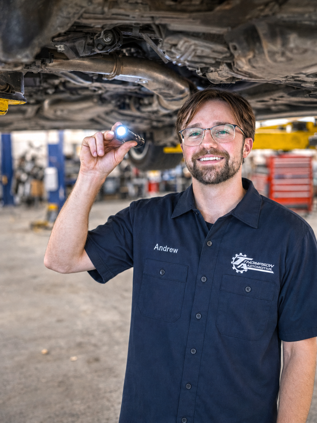 Thompson Automotive technician serving Littleton drivers
